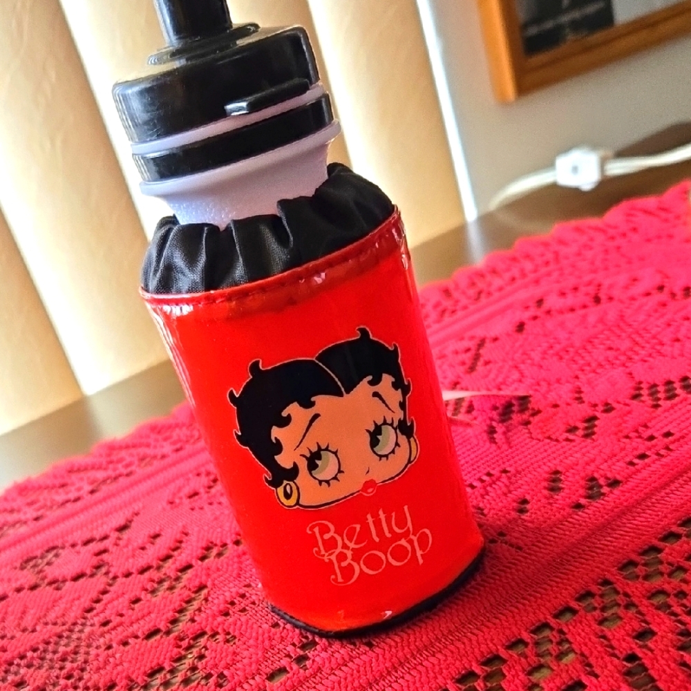 Betty Boop Red Water Bottle